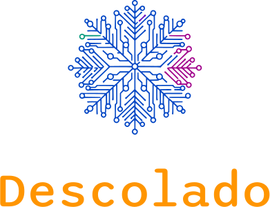 Descolado logo design