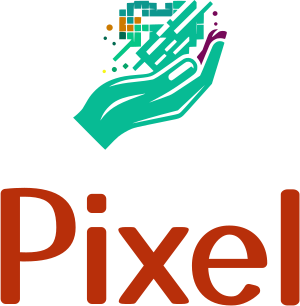 Pixel logo design