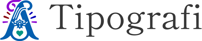 Tipografi logo design