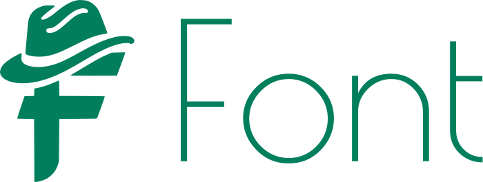 Font logo design