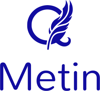 Metin logo design