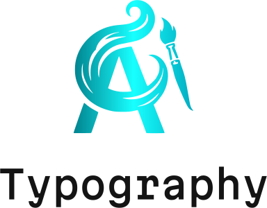 Typography logo design