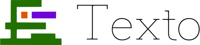 Texto logo design