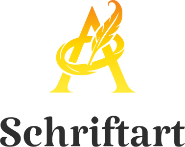 Schriftart logo design