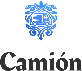 Camión logo design