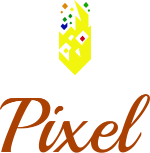 Pixel logo design