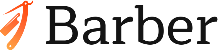 Barber logo design