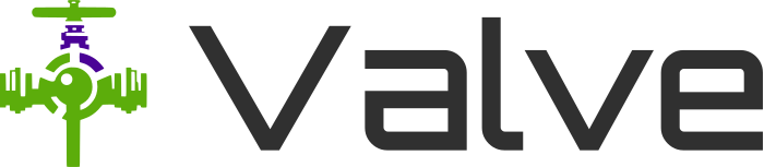 Valve logo design