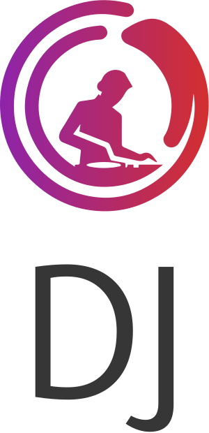 design del logo DJ