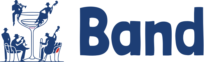 design del logo Band