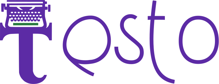 design del logo Testo