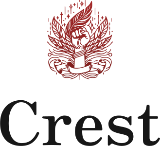 Crest logo design
