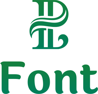 Font logo design
