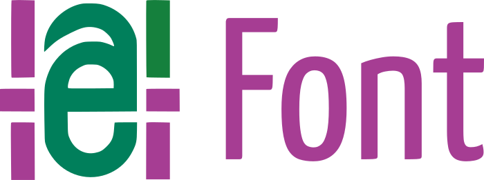 Font logo design