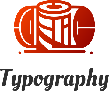 Typography logo design