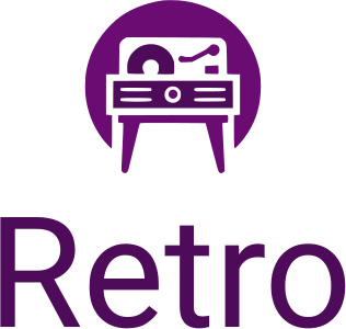 desain logo Retro