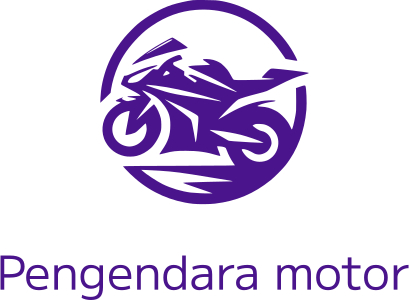 desain logo Pengendara motor