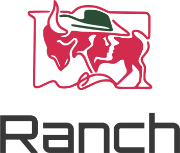 design del logo Ranch