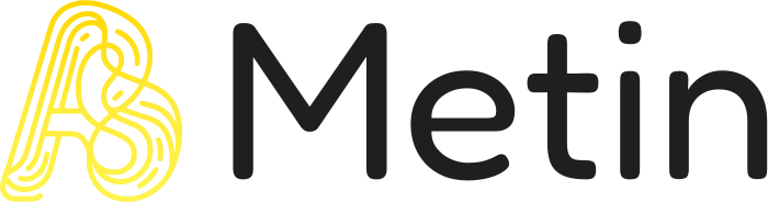 Metin logo design