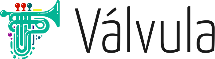 Válvula logo design