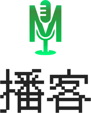 播客 logo design