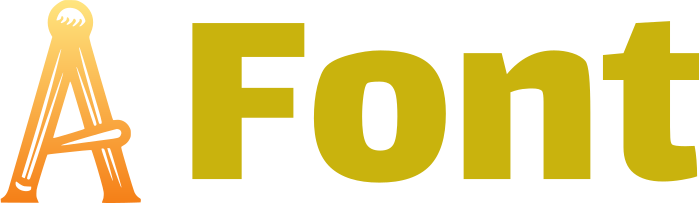 Font logo design