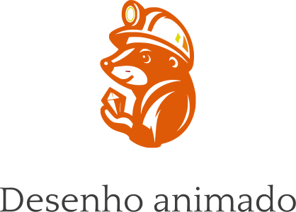 Desenho animado logo design