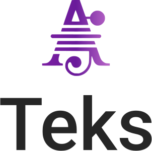Teks logo design