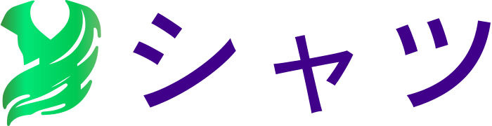 シャツ logo design