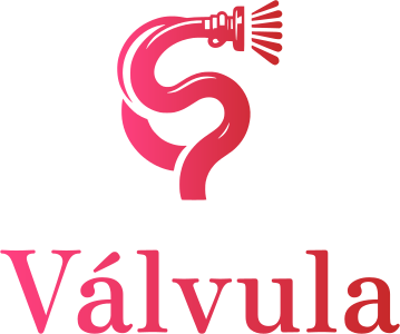 Válvula logo design