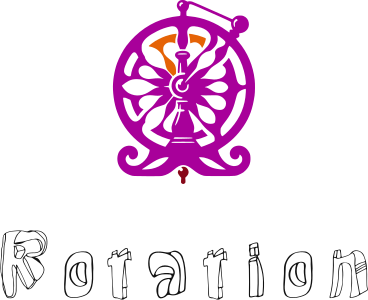 Rotation logo design