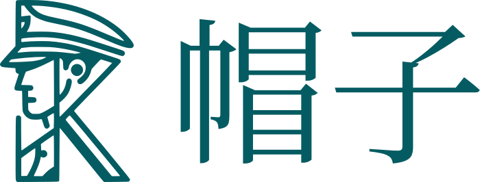 帽子 logo design