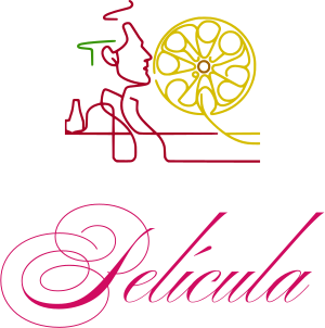 Película logo design