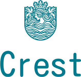 Crest logo design