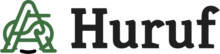 desain logo Huruf