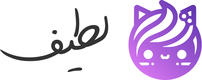 لطيف logo design