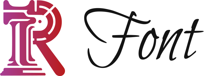 desain logo Font