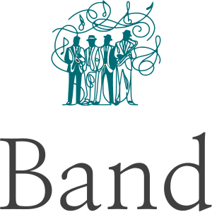 design del logo Band