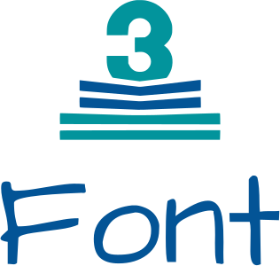 Font logo design
