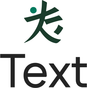 Text logo design
