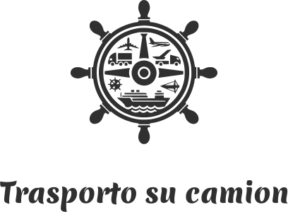 Trasporto su camion logo design