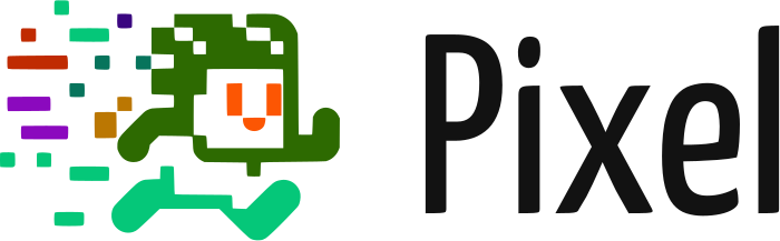 Pixel logo design