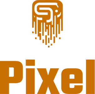 Pixel logo design