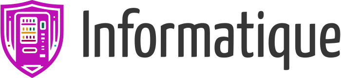 Informatique logo design