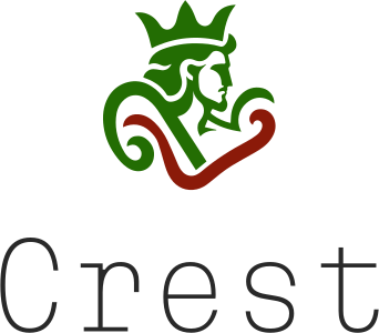 Crest logo design