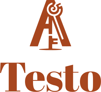 design del logo Testo