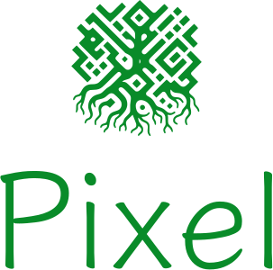 Pixel logo design