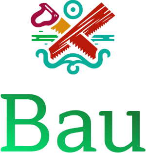 Bau logo design