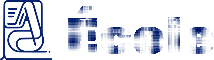 École logo design