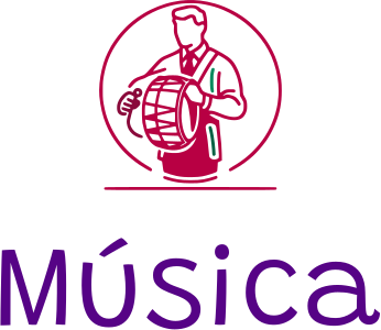 Música logo design